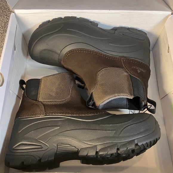 Staheekum Yukon Mens 8 Winter Boots Brown Black Insulated Waterproof NEW IN BOX main image 9